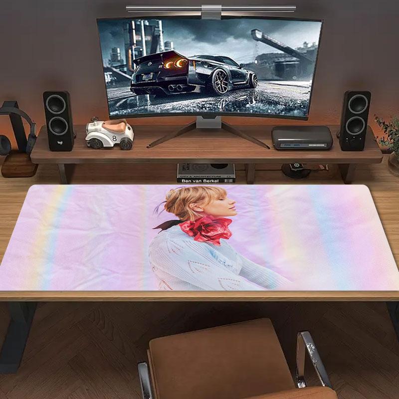Garden Serenity Large Size Mouse Pad Large Gaming Table Cushion Nonslip Laptop Tablet Big Mousepad Xxl Mat Mini Pc Playmat With Lock Edge