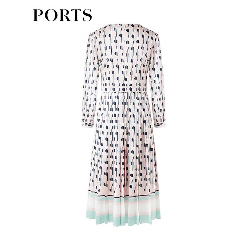 Ports Women's Light Pink Floral Print Midi Dress