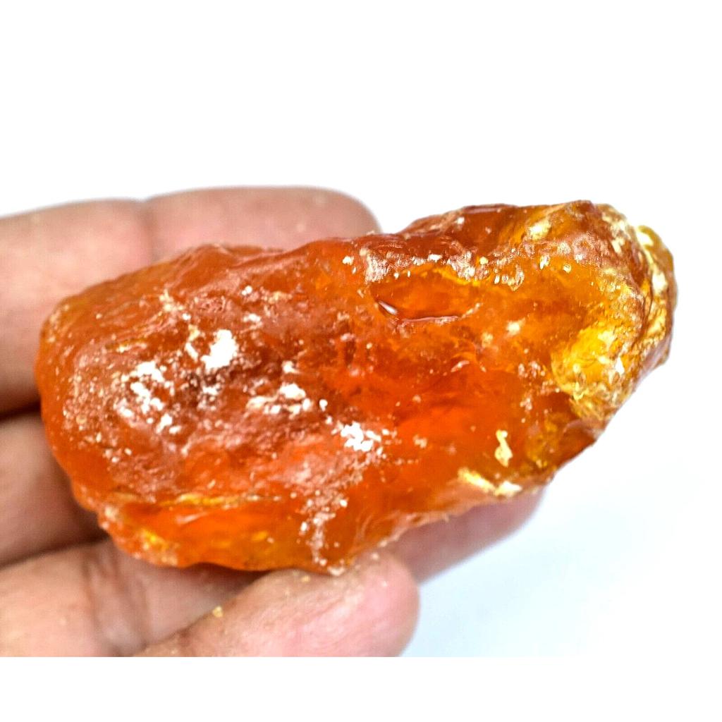 118.00 Ct Natural Baltic Butterscotch Egg Yolk Amber Faceted Rough Certified