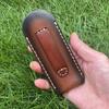 Folidng Knife Scabbard High-quality Cowhide Leather Sheath  Universal Knife Cover Holsters for Pocket Knife Case Cowhide Leather Sheath Belt Buckle