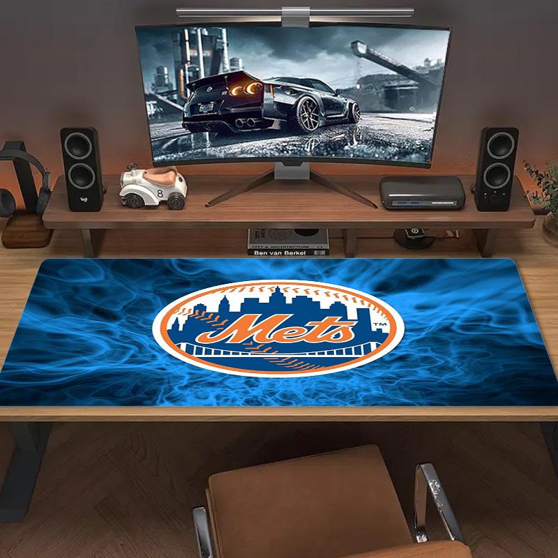 New York Mets Color Mouse Pad Large Gaming Table Cushion Non-slip Laptop Tablet Big Mousepad XXL Mat Mini PC Playmat With Lock edge