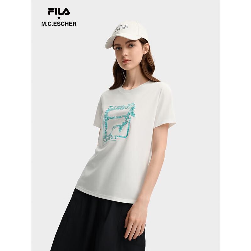 FILA Women s Embroidered Cool-Touch Short Sleeve T-Shirt S