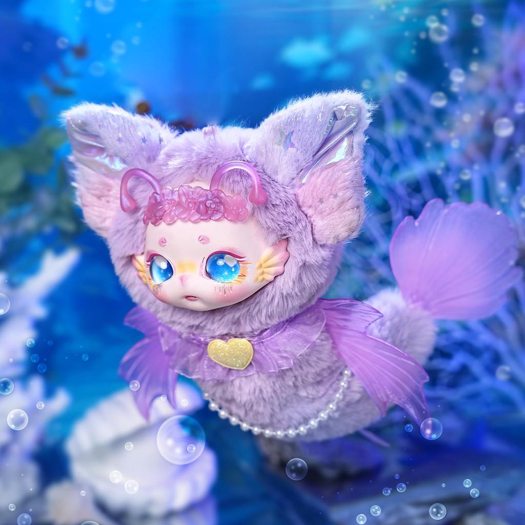 ICY Fortune Days 30cm Mermaid Series Plush Doll, 1 Box, Polyester, PVC, and ABS, Painted, Gift