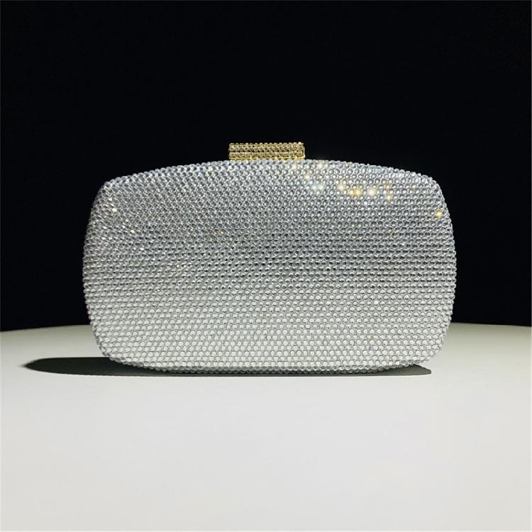 Sparkly Diamond Rhinestones Evening Bag Prom Parties Handbag Purse for Formal