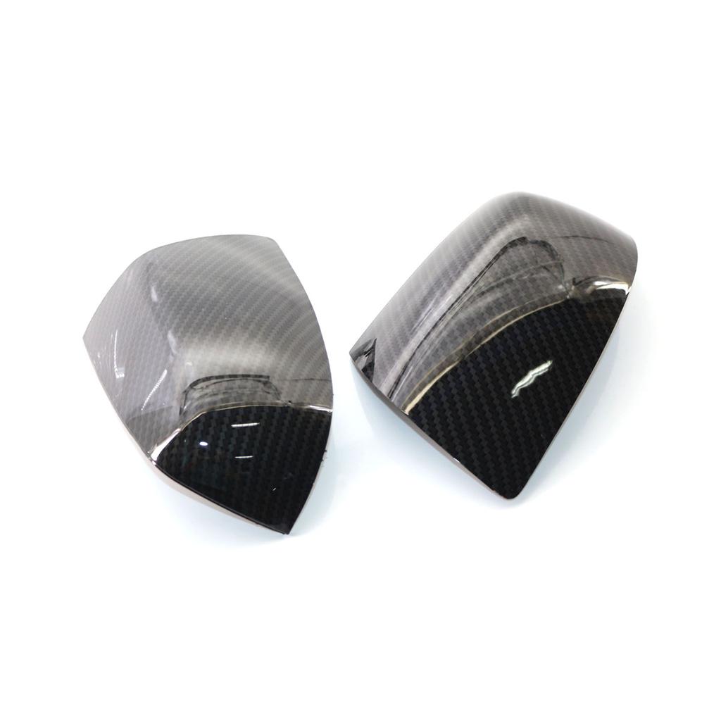 Car Rearview Mirror Cover Cap Carbon Fiber Look Rear View Cap Shell Ford Focus MK2 2006 2007 2008 Modified style
