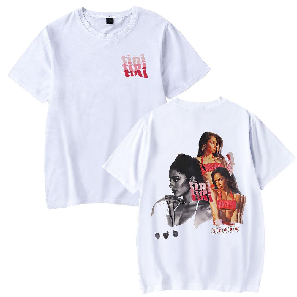 Tini Stoessel T-Shirt Sommer Kurzarm T-Shirt Grafik T-Shirt Fitness Tops