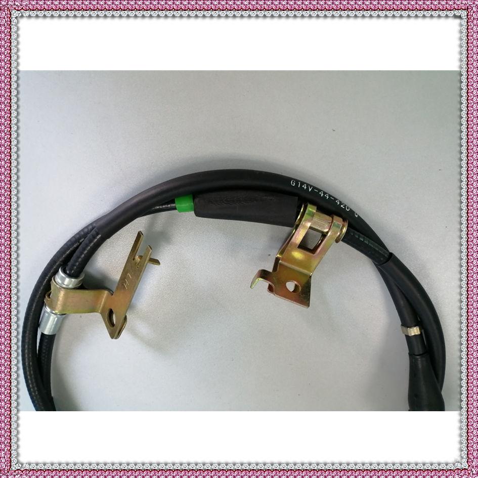 Car Accessories G14V-44-410CL1 Rear Hand Brake Release Cable for Mazda Premacy 1998-2009 CP Haima Freema H2 Fit the Drum Brake