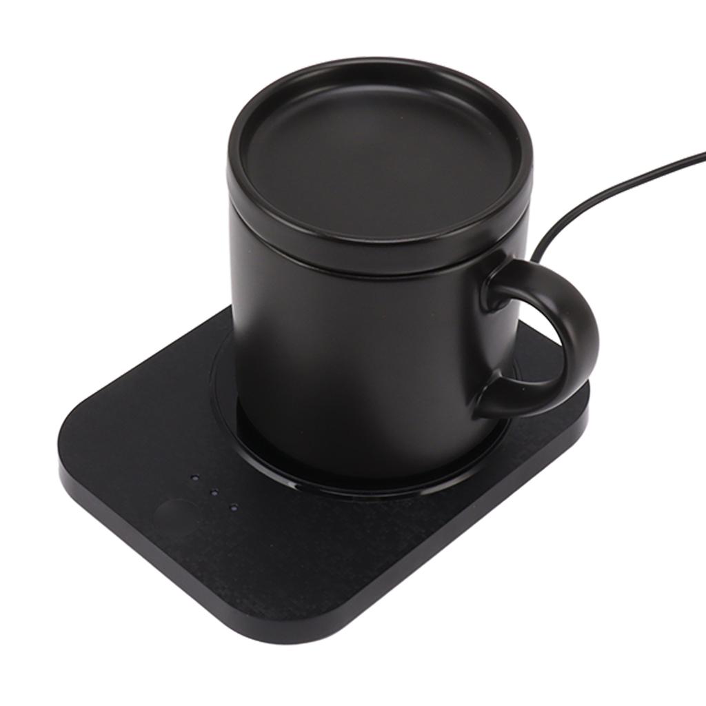 55 celsius  Mug Warmer USB Powered Milk Cup Warmer with 3 Temperature Settings for Home and Office Desk Use