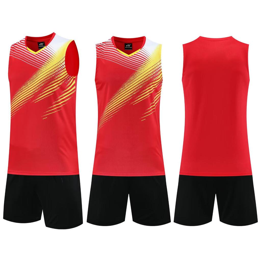 New Volleyball Jersey Set, Same for Men and Women, Customized Student Sports Competition Jersey, Student Training Breathable Volleyball Jersey