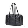School Synthetic School for High School Large School Bag [Osteenii] Bag, Leather, Bag, Girls, Students, JK, Uniform, PU, Capacity, (Black)