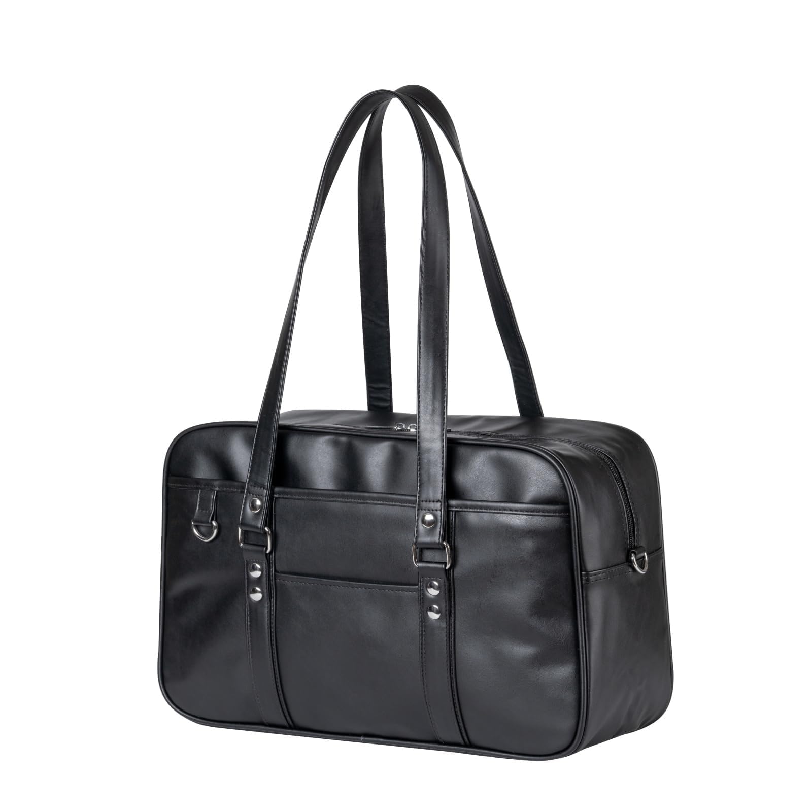 

Школьный Синтетический Школьный для Старшей Школы Большая Школьная Сумка [Osteenii] Сумка, Кожа, Сумка, Девочки, Студенты, JK, Униформа, ПУ, Вместимость, (черный) чёрный