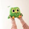 Peluche Gufo Duolingo Verde 27CM Giocattolo Morbido di Peluche Animale Giocattolo Peluche Duo di Duo Il Gufo Cartone Animato Bambola Carina Regalo per Bambino Bambina Adulto