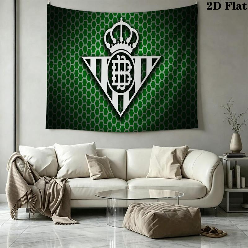 Real Betis stone Wall Tapestry Aesthetic Wall Hanging Printed Fabric Blanket Decorative Tapestries for Bedroom Living Room Home Decor