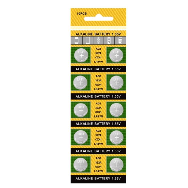 10pcs/20Pcs AG3 736 LR41 Button Batteries with Stable Voltages for Watches and Gadgets Electronic Device Batteries