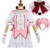 Κοστούμι Cosplay Kaname Madoka Anime Madok Magica Ομοιόμορφη Φορεσιά Homura με Τσόκερ, Γάντια, Κάλτσες Αποκριάτικες Ενδυμασίες