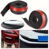 Universal Car Lip Skirt Protector 6 Cm Width Rubber Strip 250 Cm Car Front Bumper Lip Exterior Mouldings
