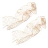 2Pcs Ornamental Fishing Net Decor: Coastal Wall Accent for Bedroom Hawaii Party Supplies Mermaid Netting Under The Sea Theme