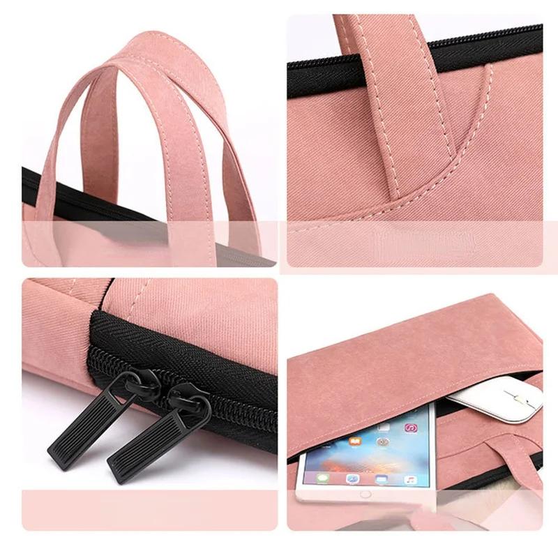Large Capacity Gift Business Bag Handheld Information Bag Canvas Oxford Zipper File Bag Waterproof Briefcase Handbags