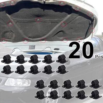 20pcs Engine Hood Sound Deadener Insulation Clips for VW