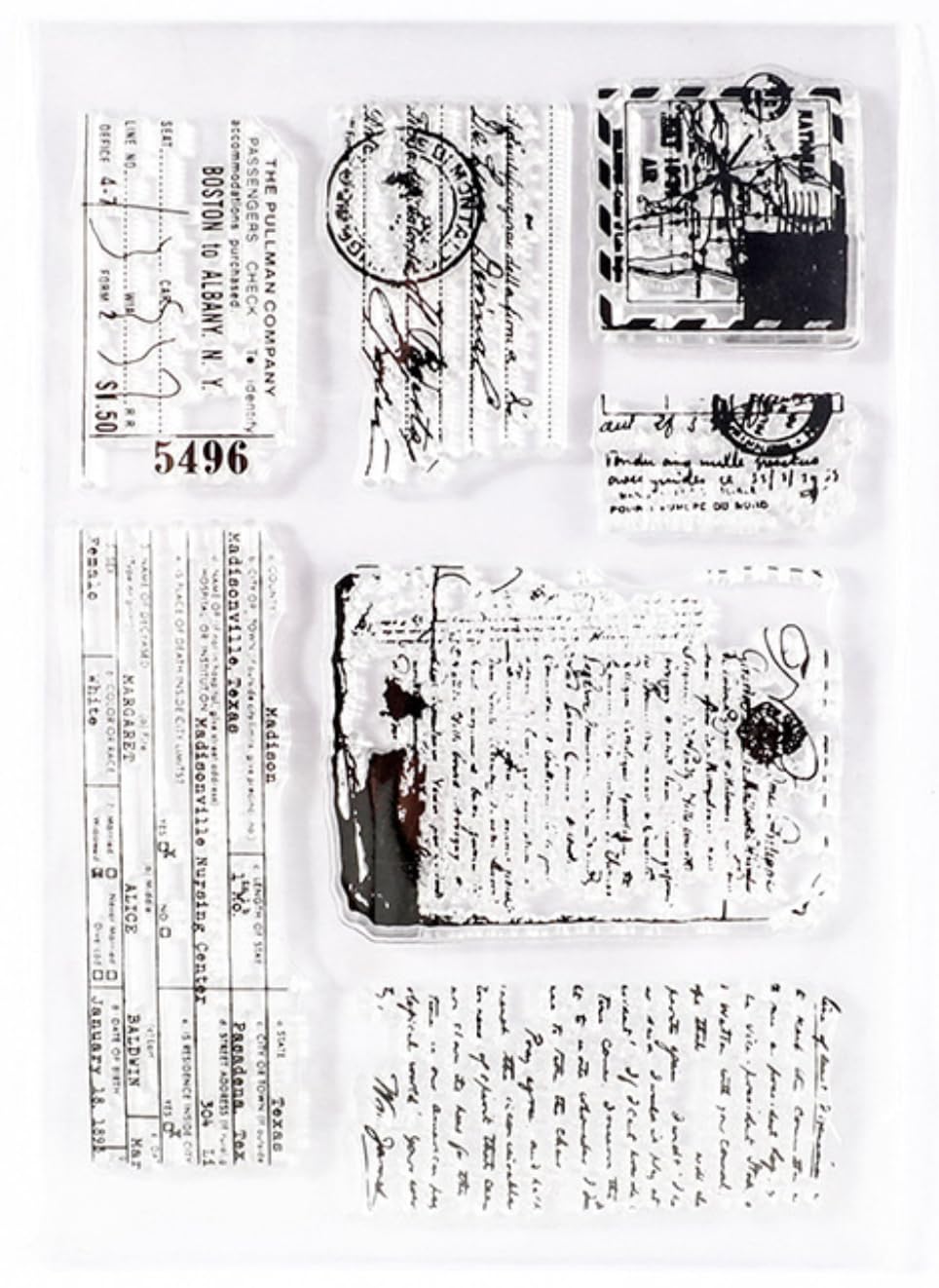 

Donalee Стильные и Милые Прозрачные Штампы для Резины Прозрачный Силиконовый Коллажный Дизайн Планировщики, Штампы, Штампы, Листы, (Ретро)