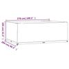 VidaXL Housses de salon de jardin 2 pcs 16 œillets rectangulaire 3155360