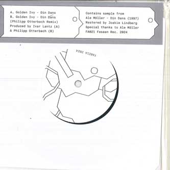 

7inch Record GOLDEN IVY - Din Dans FA021 Fasaan Recordin 2024 Sweden Dance & Electronica