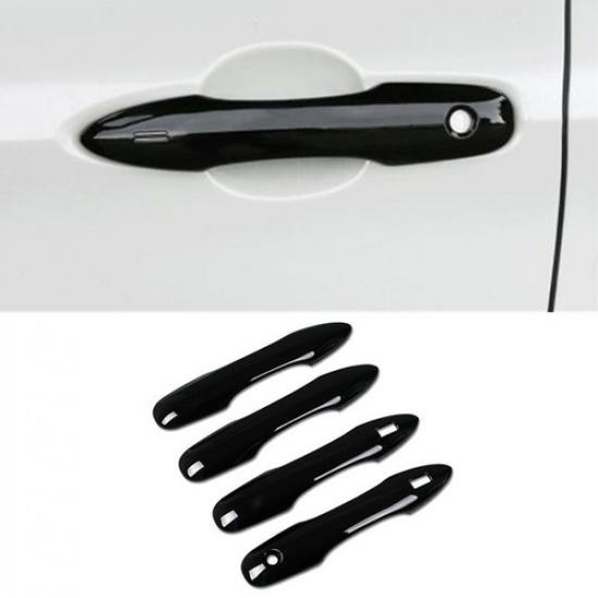 Glossy Black Side Car Door Handle Cover Trim 4PCS Fit For Toyota Venza 2021-2022
