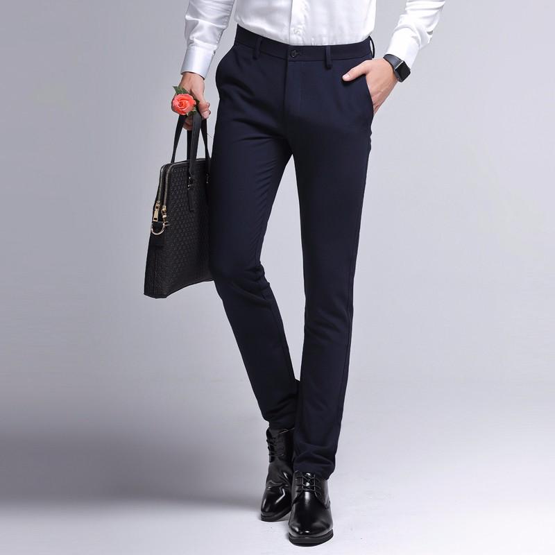 

2024 Men s Autumn/Winter Business Casual Straight-Leg Trousers 36