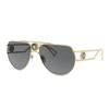 Versace Gold Frame Alloy Aviator Sunglasses Men Sunglasses VE2225100287