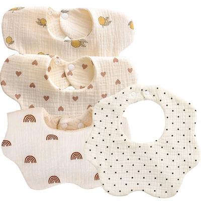 Sumer Baby's Four Seasons 6-Ply Yoruga Scarf Bibs Rolling Bib, Korean Baby Products