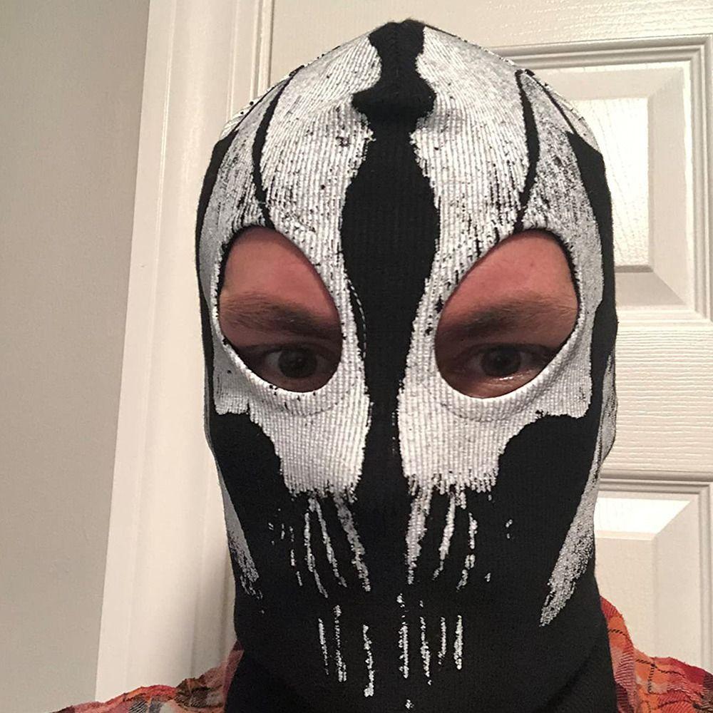 Máscara 3D Sem Costura Protetor Solar Máscara de Halloween Máscara de Festa Prática Ciclismo