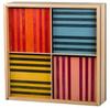 Plastic Constructor Kapla Wooden Blocks Octo Color, 100 Pieces