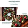 Retro Christmas Ornament Set - 12 Pieces, 8cm Holiday Decoration Balls for Tree