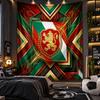 Wandbehang Tapisserie Ungarn Fußball Druck Stoff für Wohnzimmer Schlafzimmer Heimdekoration