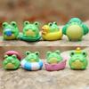 Frog Plush Toy Set With Creative Diy Micro Landscape For Kids And Collectors