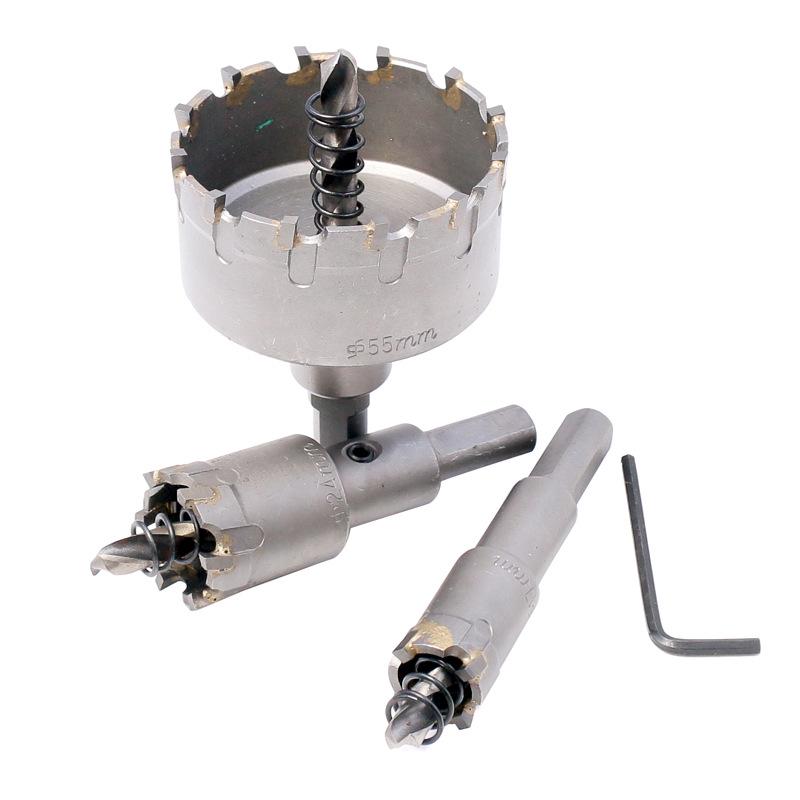 Deschizător de găuri din carbură TCT pentru metal: Alezor de găurit din oțel inoxidabil, cupru, aliaj de aluminiu