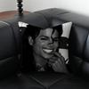 M-Michael Jackson Pop King Cushion Cover Pillow Case Anti-Dustmite Invisible Zipper Silky Plush Cushion