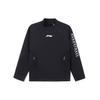 Professional Basketball Series Diagonal Zipper Sports Pullover 'Black' Men's AWDS095-2