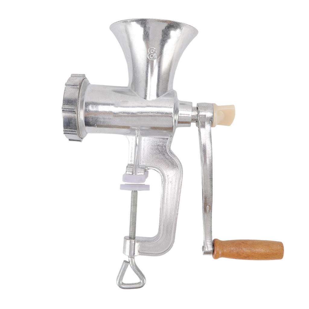 Meat Grinder Aluminum Alloy Long Handle Incisive Cutting Sausage Making Mincer for Cooking