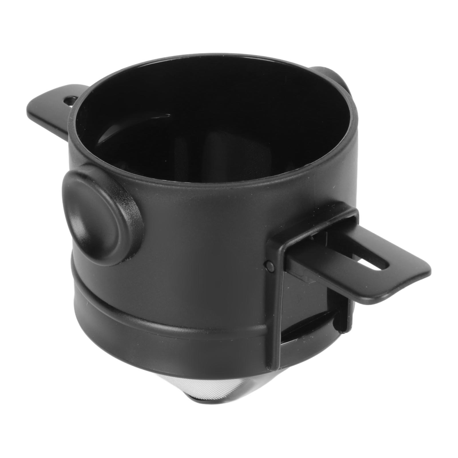 Кофеварка Пуровер Многоразовая Безбумажная Нержавеющая Сталь Легко Чистить Кофейный Фильтр со Складной Ручкой для Путешествий