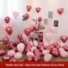 Herzförmige Ballons: Perfekt für Hochzeiten, Valentinstag, Heiratsanträge, Verlobungen und Geburtstagsdekorationen