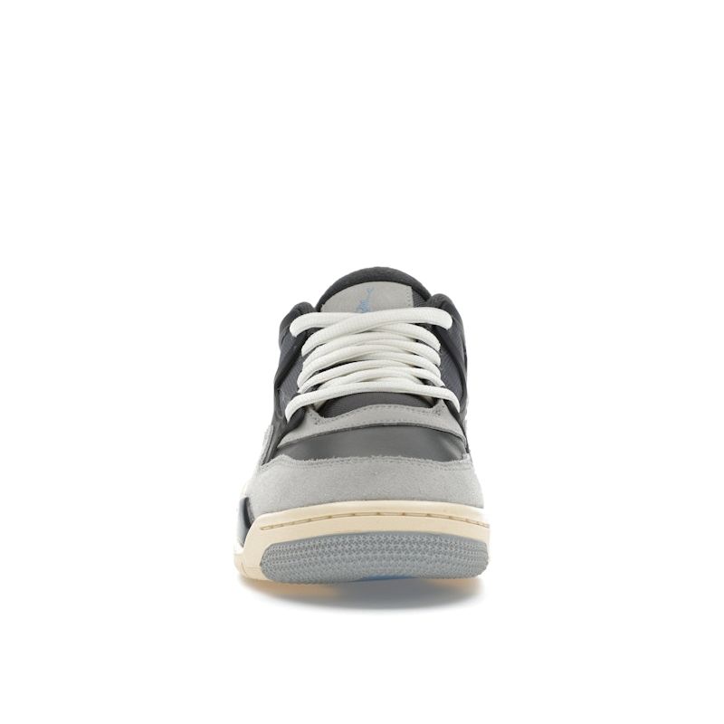 Air Jordan 4 RM Iron Grey Unisexové tenisky Off-Noir Dark-Smoke-Grey Chambray FQ7939-002