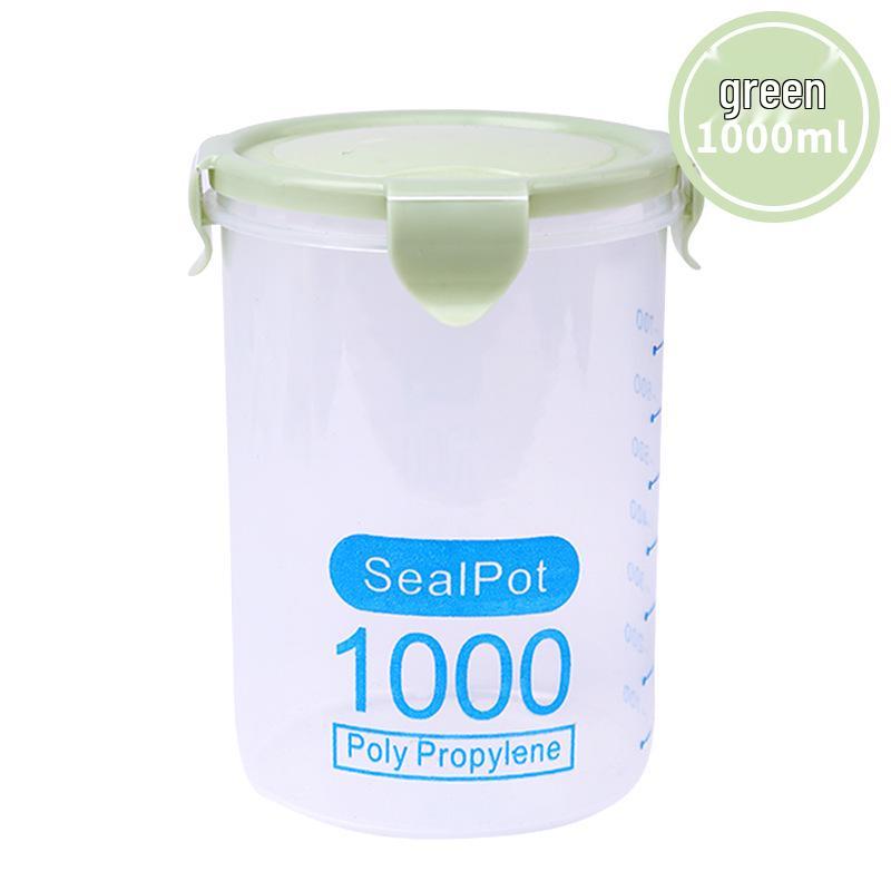 Airtight Food-Grade Plastic Storage Jar for Grains, Snacks, and Milk Powder