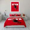Cool sports car with a red background Bedding Set for Kids Luxury Gift 3pcs Digital Print Comforter Set Soft Comfortable