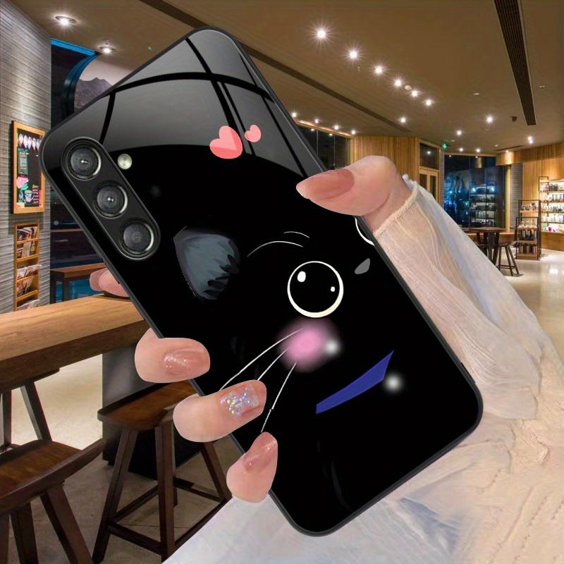 Zarif Lüks Üst Düzey Telefon Kılıfı Cam TPU Telefon Kılıfı Samsung Galaxy S26 S25 S24 S23 S22 S21 FE Ultra Plus için Düşmeye Dayanıklı