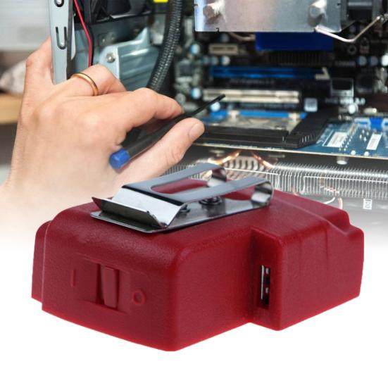 

Портативный адаптер-переходник для аккумуляторов с зажимом для ремня Milwaukee M18 49-24-2371