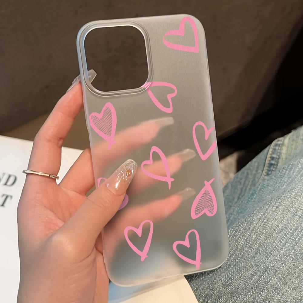 Soft TPU Transparent Flower  Phone Case for iPhone 11 Funda iPhone 13 14 15 Pro Max Plus 12 Mini 13pro 15pro 14pro Matte Covers