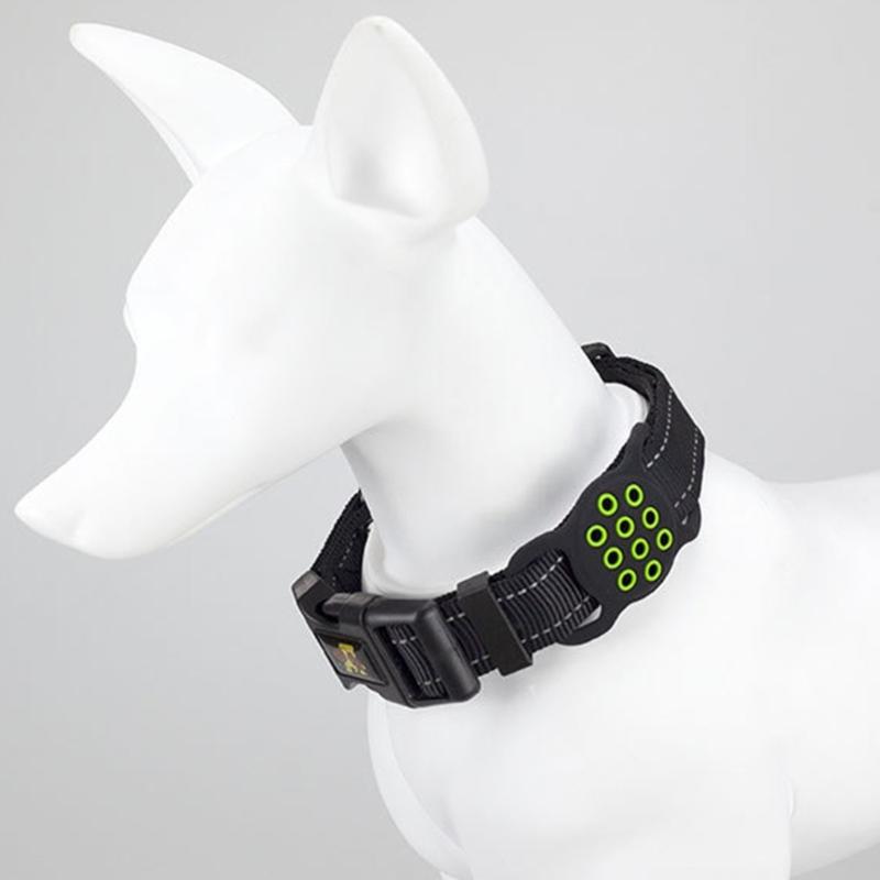 Reflective Cats Dog Collar for Tracking Device Durable Soft Wear for Training Wear Detachable Belt