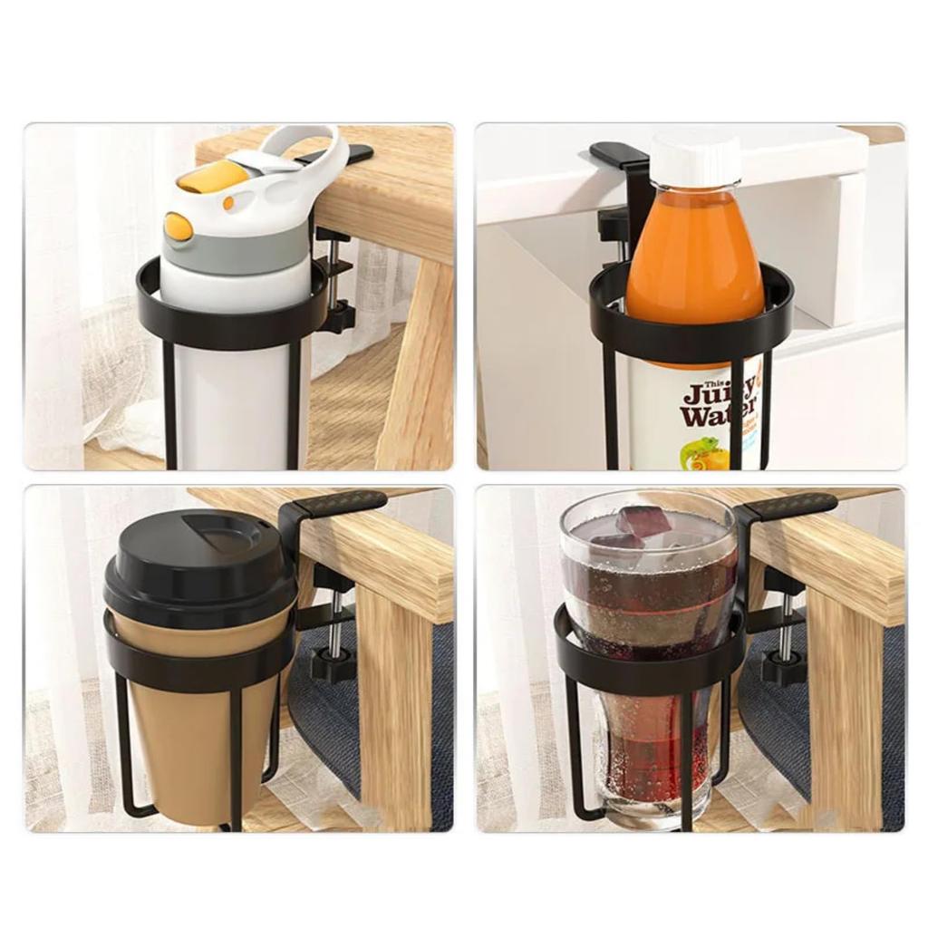 Keep Your Desk Tidy with This Deep Cup Holder for Paper Cups, Water Bottles, Tumblers, and Other Small Items, Preventing Them from Tipping Over.