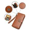 Oil Wax Leather Men's and Women's Wallets, Retro Wallets, Large Capacity, Long Change Bags, Multi-functional Cards